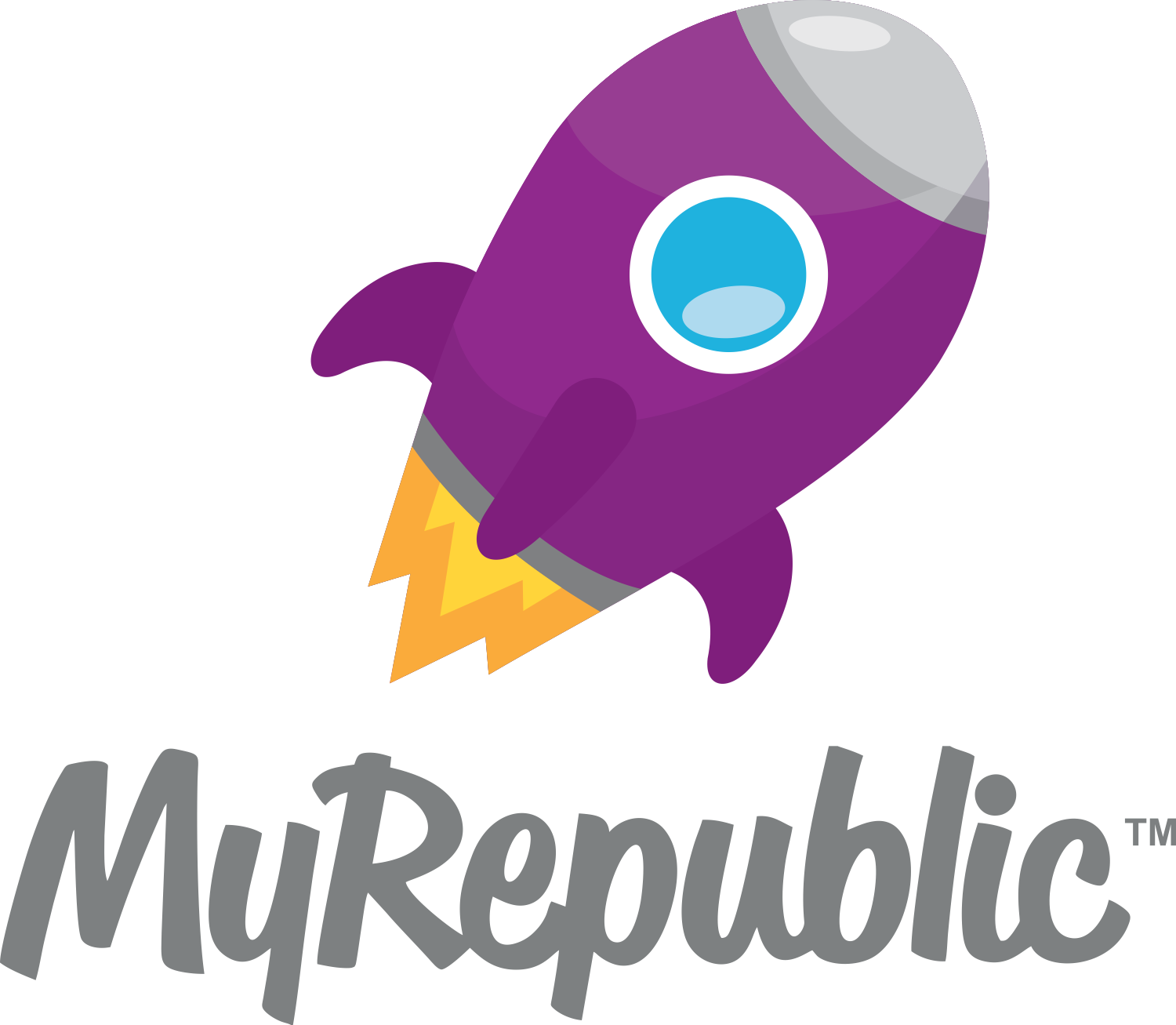 Logo Resmi MyRepublic Internet Rumah Bandung